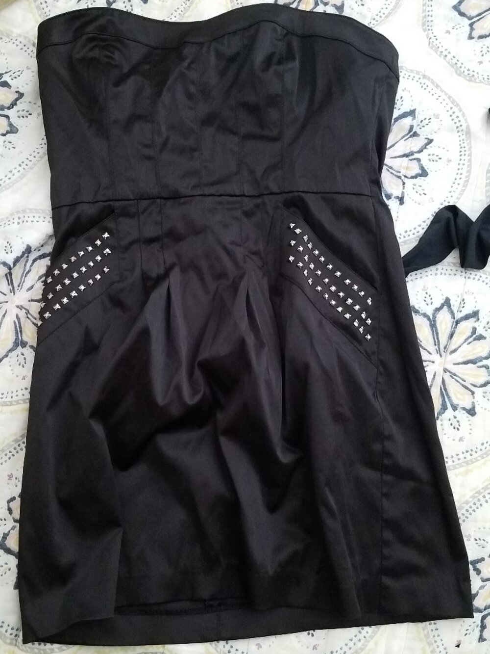 Black short dress